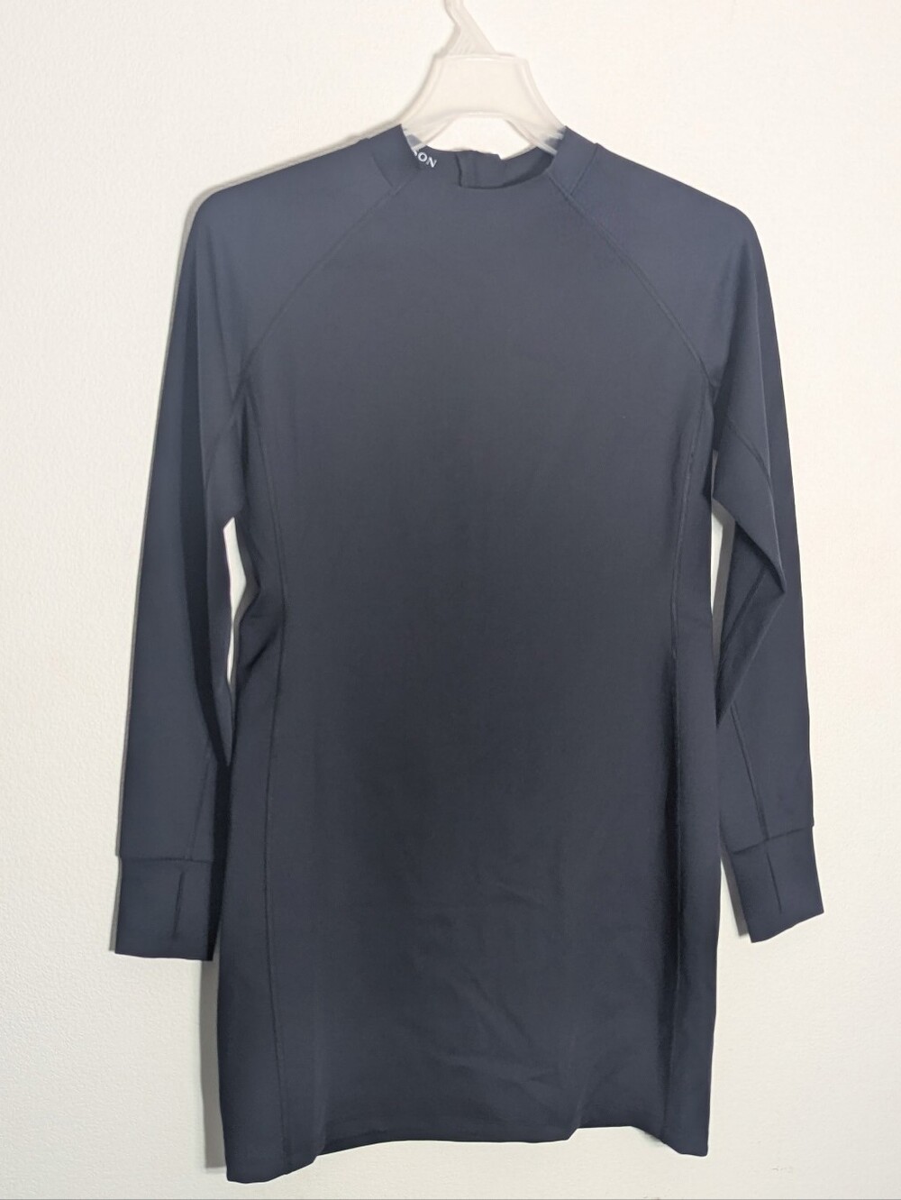 Greyson Womens Dress Nova Melange Mock Neck Golf Tennis Pickleball Sporty Large
